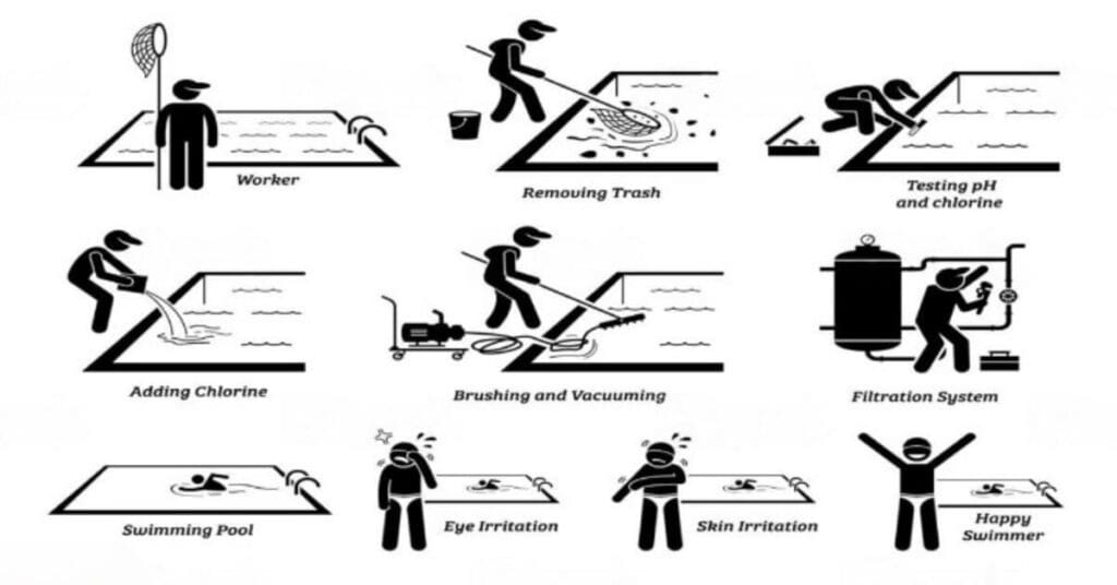 vacuuming-pool-process